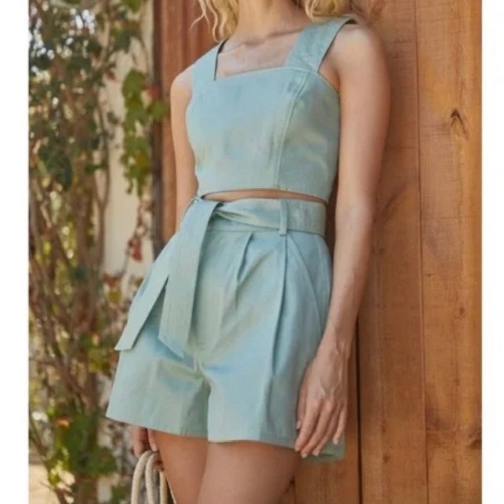 Women's Light Blue Shorts